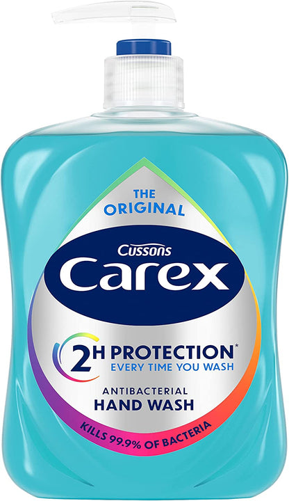 Carex Original Antibacterial Liquid Hand Wash 3x250ml