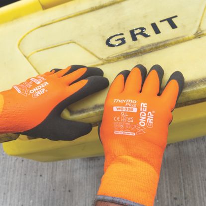 Wonder Grip Thermo+ Double Latex Coated  Gloves {All sizes}