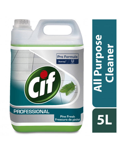 Cif Professional Pine Fresh All-Purpose Cleaner Concentrate 5 Litre - ONE CLICK SUPPLIES