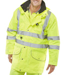 Beeswift Elsener 7 in 1 High Visibility Yellow Jacket - ONE CLICK SUPPLIES