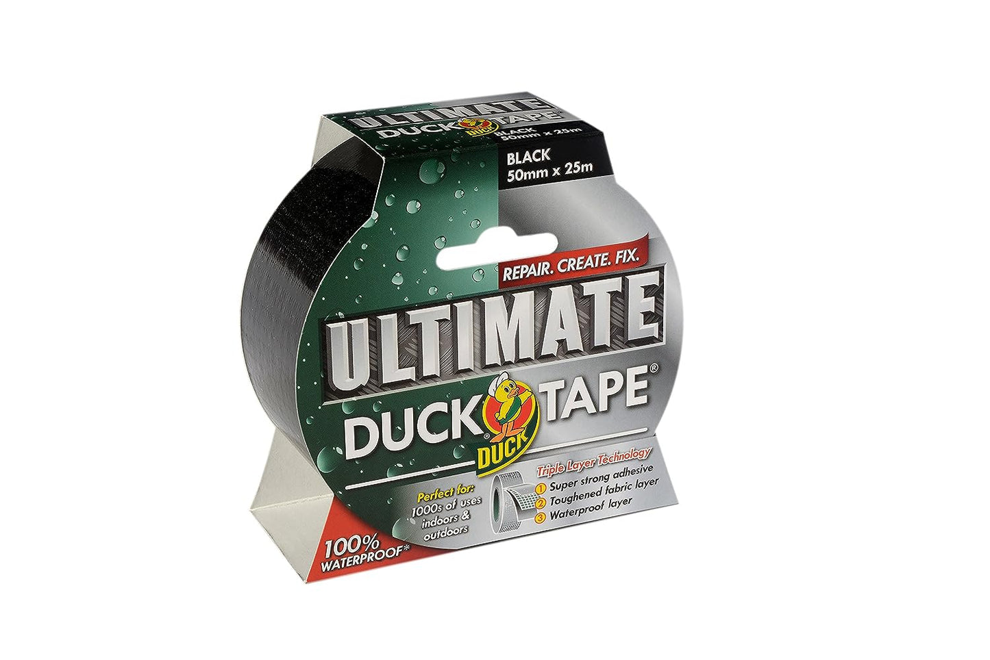 Ultimate Black Duck Tape 50mmx25m