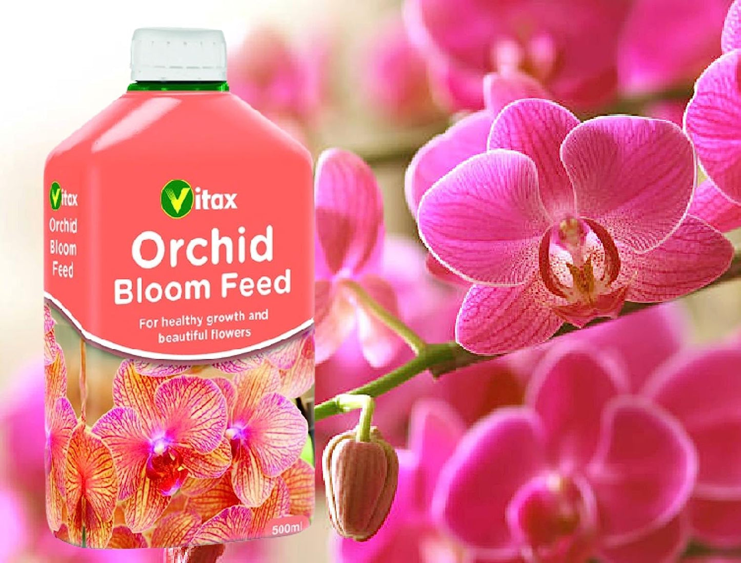 Vitax Liquid Orchid Bloom Feed Vitax Plant Food Fertiliser For Beautiful Flowers 500ml