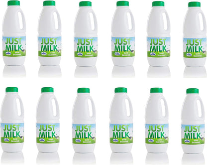 Candia Semi Skimmed Long Life JUST MILK Bottles (6 x 1L)