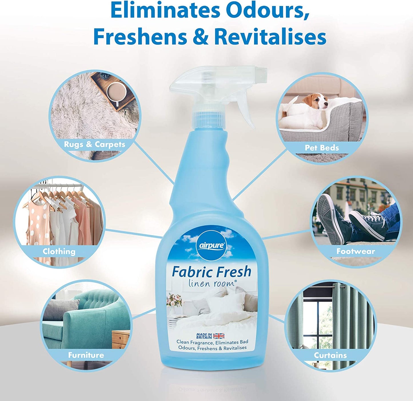 Airpure Fabric Freshener Linen Room 750ml - ONE CLICK SUPPLIES