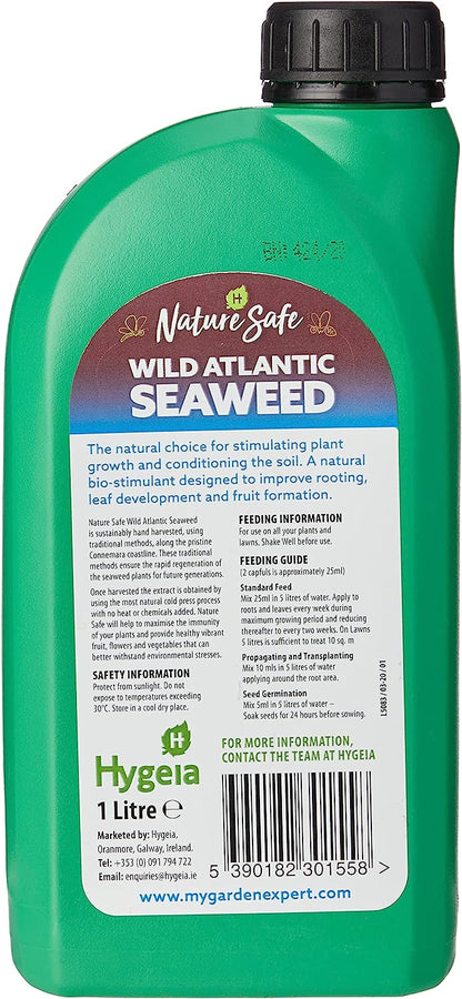 Nature Safe Plant & Lawn Feed Wild Atlantic Seaweed 1 Litre