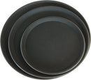 Round Bar tray -  14'' Black Non Slip Round Serving Drinks Trays - ONE CLICK SUPPLIES