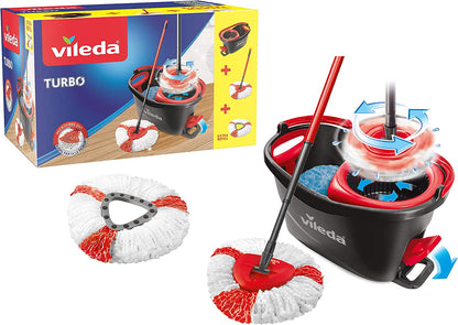 Vileda Turbo Microfibre Mop and Bucket Set