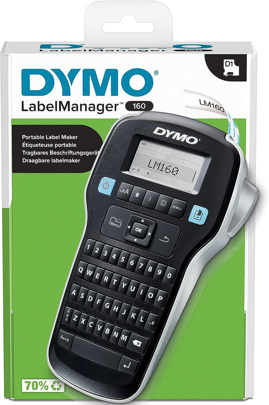 Dymo LabelManager 160 Label Marker Qwerty Keyboard 2174612