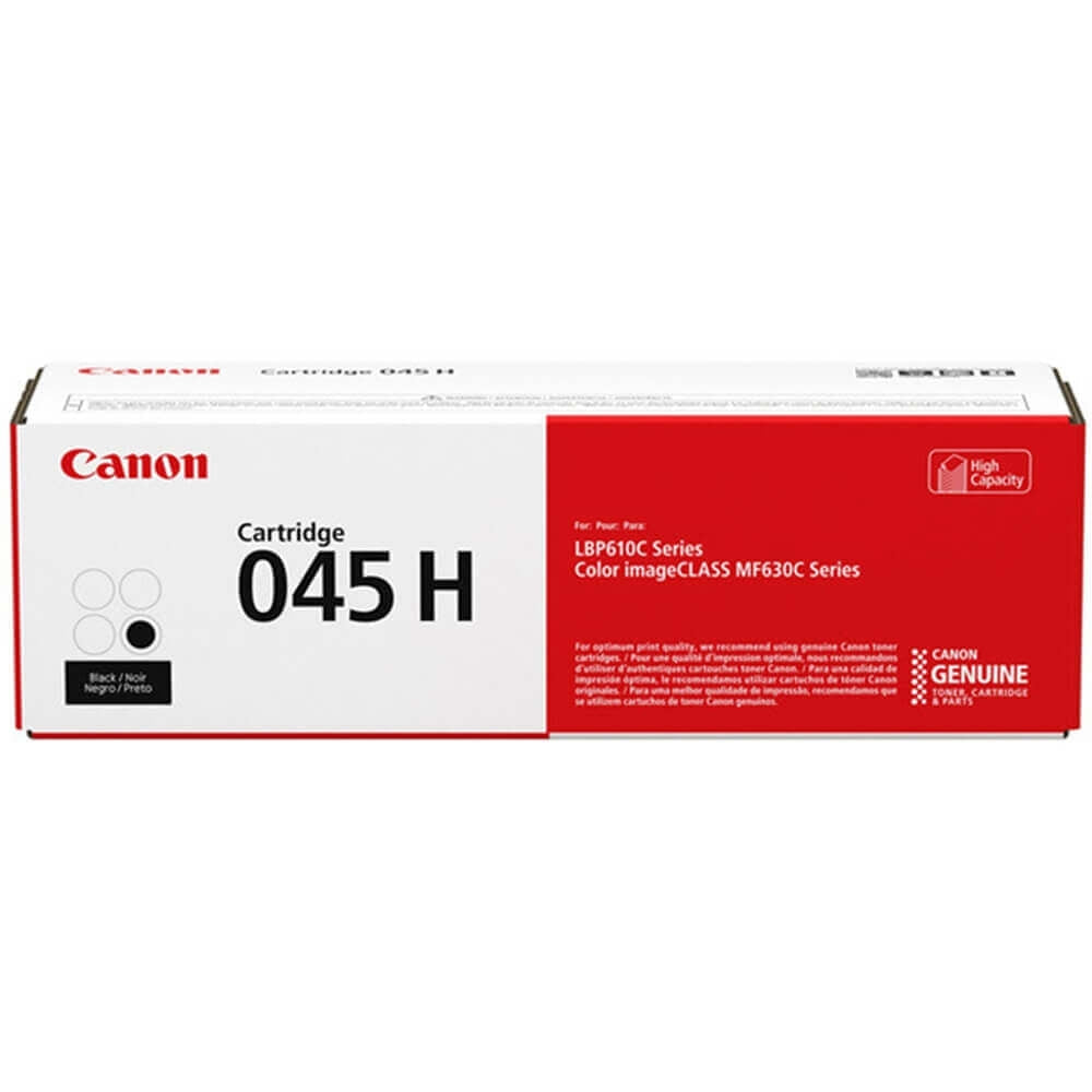 Canon 045H Black High Capacity Laser Toner Cartridge 1246C002 - ONE CLICK SUPPLIES