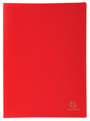 Exacompta A4 Display Book Soft Eco Polypropylene 40 Pocket Red - 8545E - ONE CLICK SUPPLIES