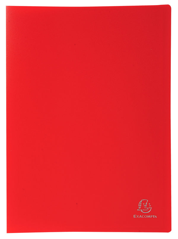 Exacompta A4 Display Book Soft Eco Polypropylene 40 Pocket Red - 8545E - ONE CLICK SUPPLIES