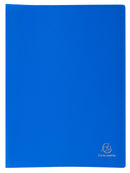 Exacompta A4 Display Book Soft Eco Polypropylene 40 Pocket Blue - 8547E - ONE CLICK SUPPLIES