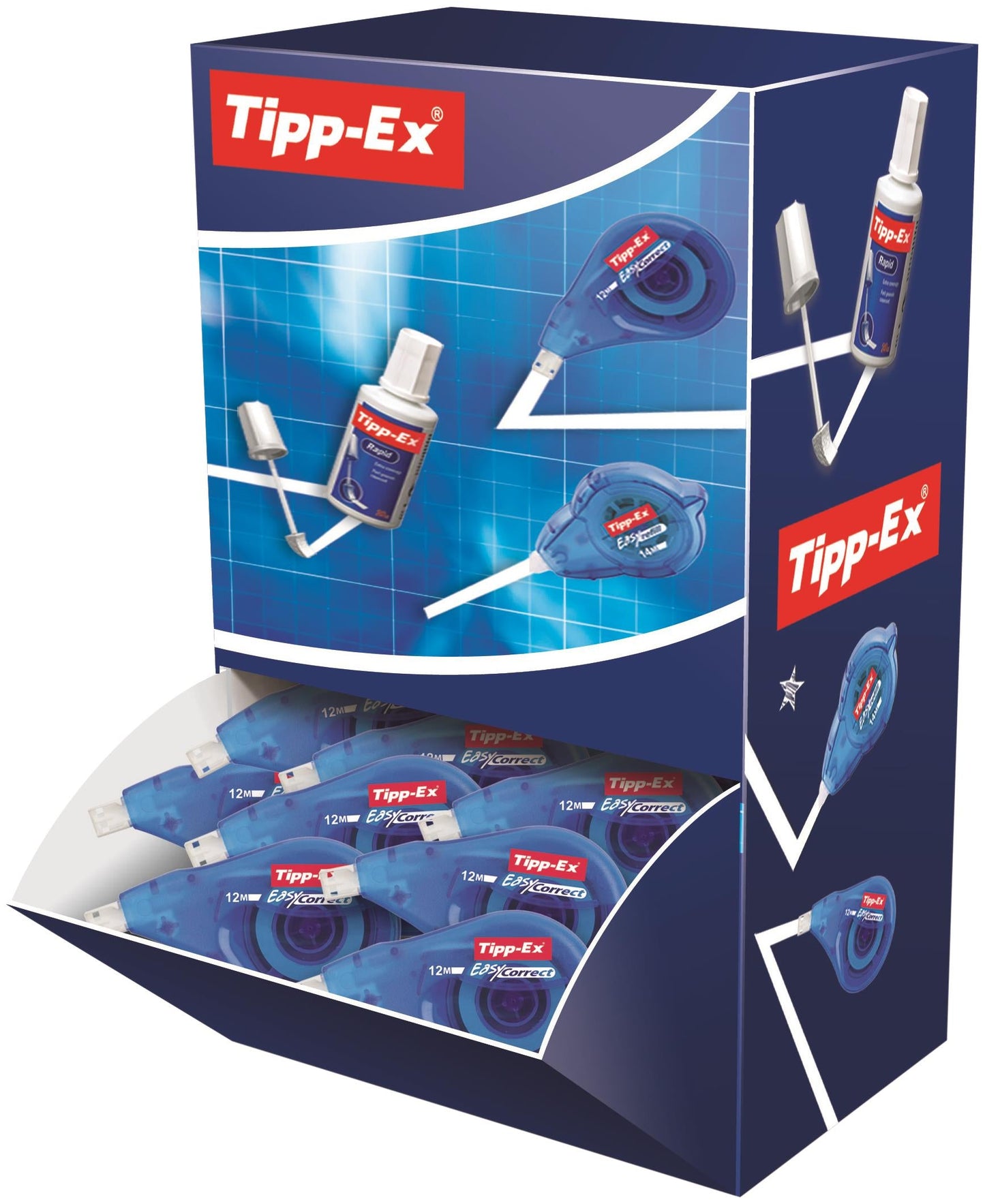 Tipp-Ex EasyCorrect Correction Tape Roller 4.2mmx12m White (Pack 15 + 5 Free) - 895951 - ONE CLICK SUPPLIES