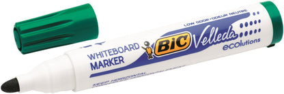 Bic Velleda 1701 Whiteboard Marker Bullet Tip 1.5mm Line Green (Pack 12) - 904940 - ONE CLICK SUPPLIES