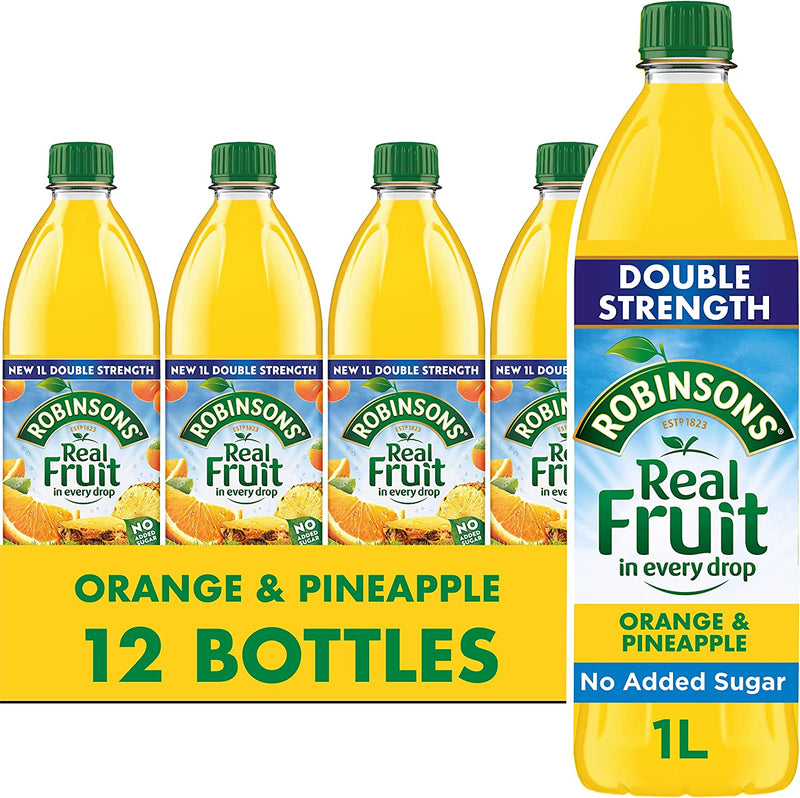 Robinsons NAS Double Concentrate Orange & Pineapple 1 Litre - ONE CLICK SUPPLIES