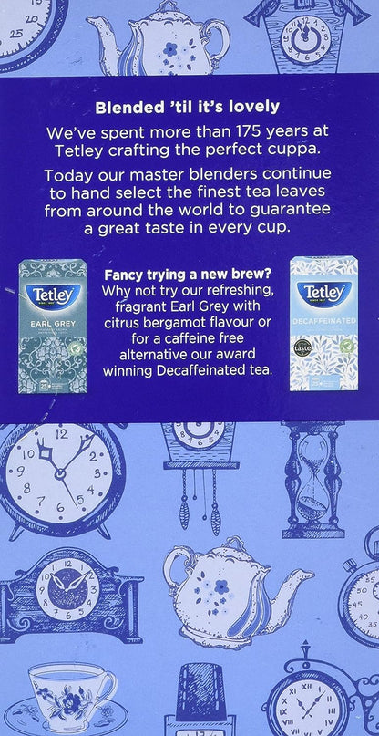 Tetley English Breakfast Individually Wrapped Envelopes 25's