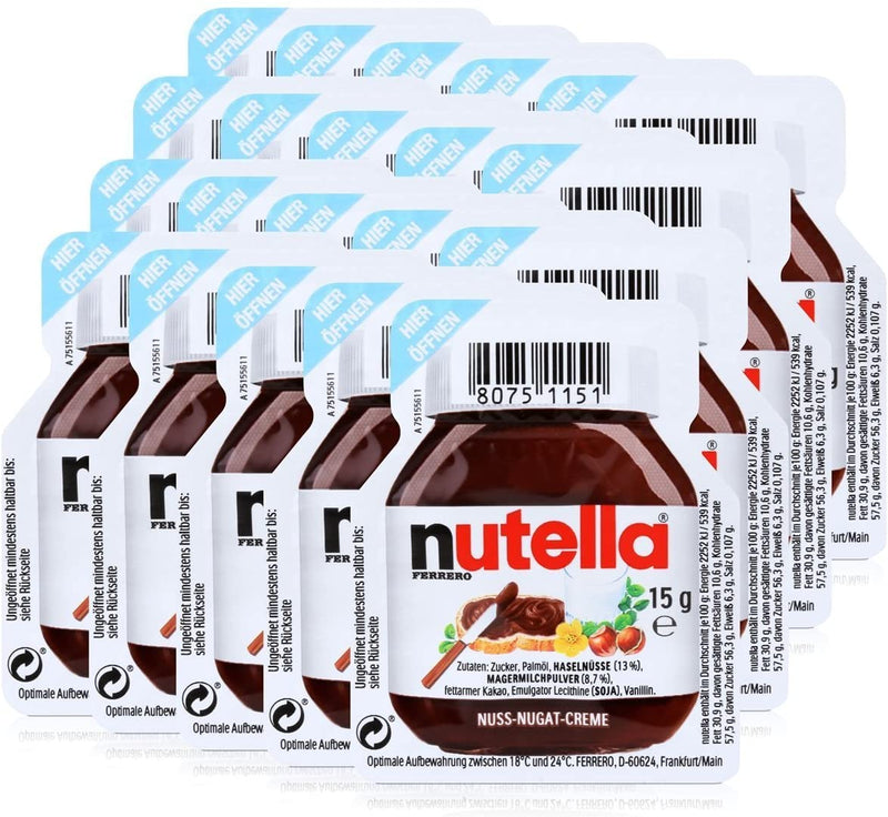 Nutella Spread Portions by Ferrero 120 x 15g - ONE CLICK SUPPLIES