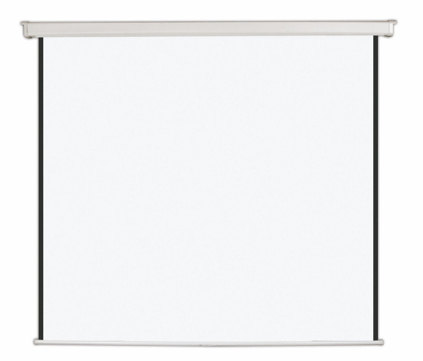 Bi-Office Wall Projection Screen 1800x1800mm Black Border White Housing - 9D006004 - ONE CLICK SUPPLIES