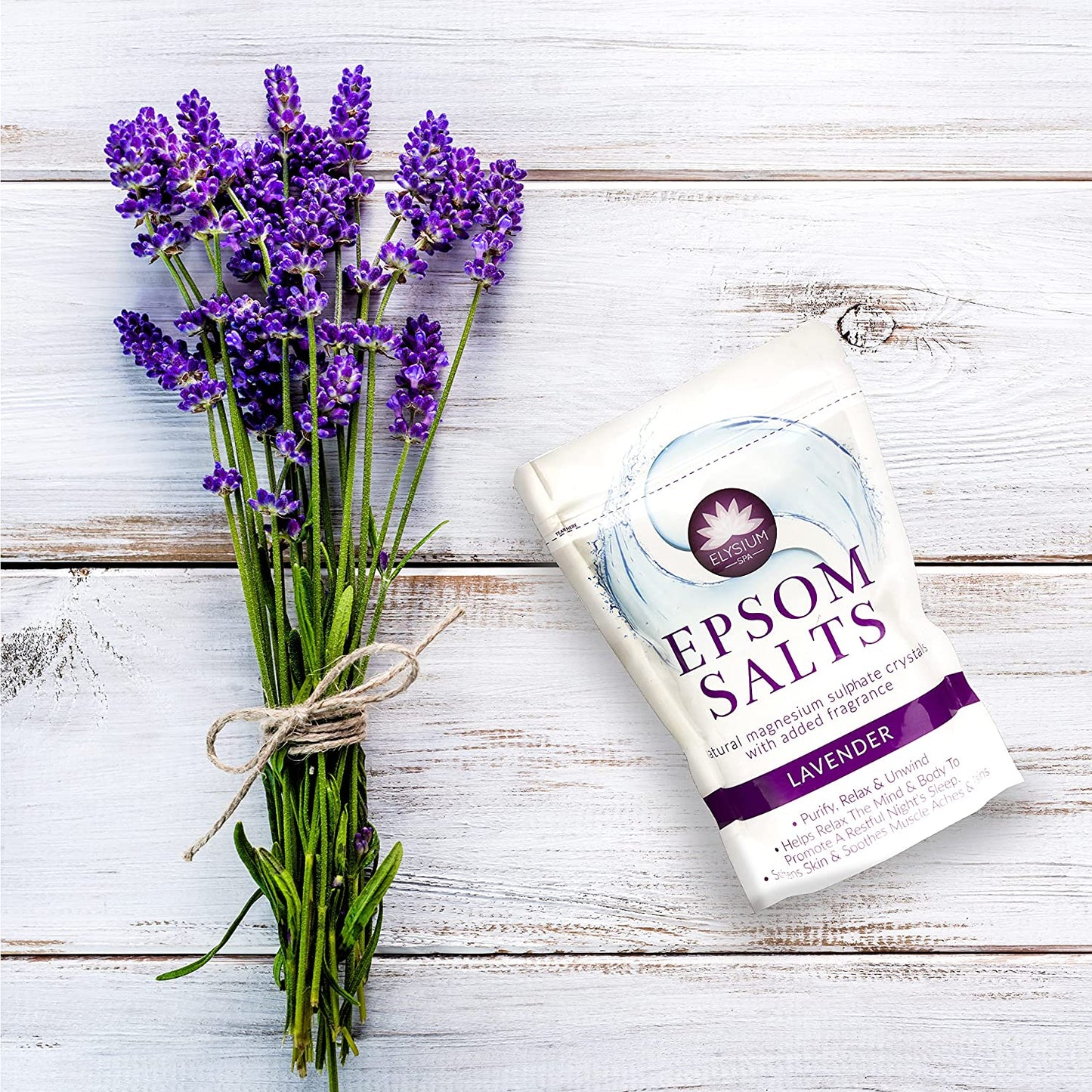 Elysium Spa Epsom Salts Lavender 450g