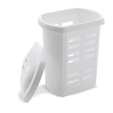 Addis White Linen Laundry Hamper 60 Litre - ONE CLICK SUPPLIES