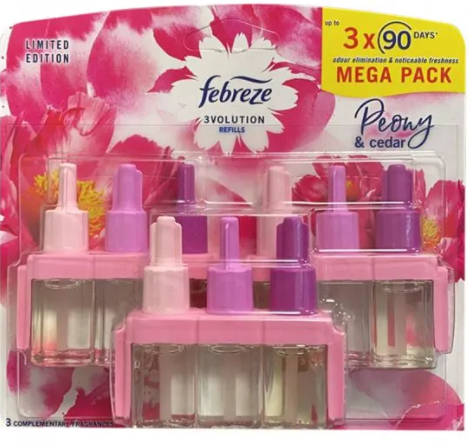 Ambi Pur 3volution Peony & Cedar Refill MEGA Pack - ONE CLICK SUPPLIES