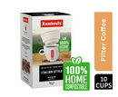 Rombouts Italian Roasted Original 1 Cup Filters 10 - 200's