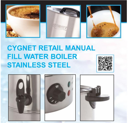 Cygnet by Burco Manual Fill Water Boiler 10 Litre