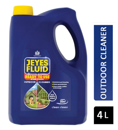 Jeyes Ready To Use {RTU} Fluid Outdoor Disinfectant 4 Litre - ONE CLICK SUPPLIES