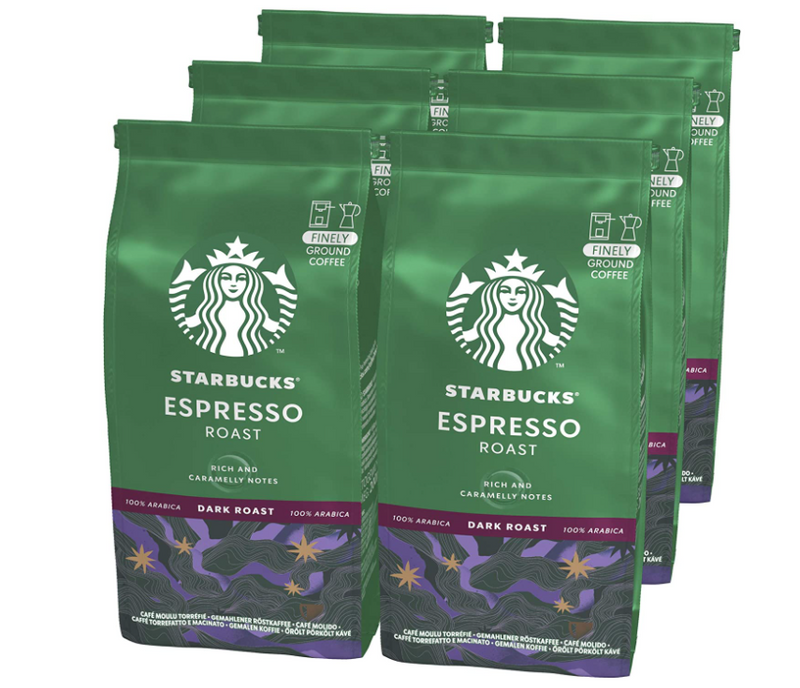 Starbucks Espresso Roast Dark Roast Filter Coffee 200g - ONE CLICK SUPPLIES