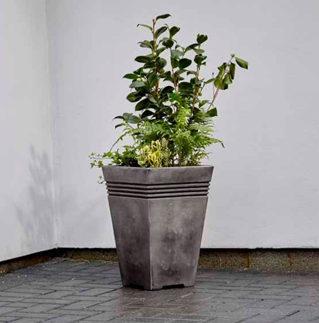 Milano Pewter 45cm Tall Planter