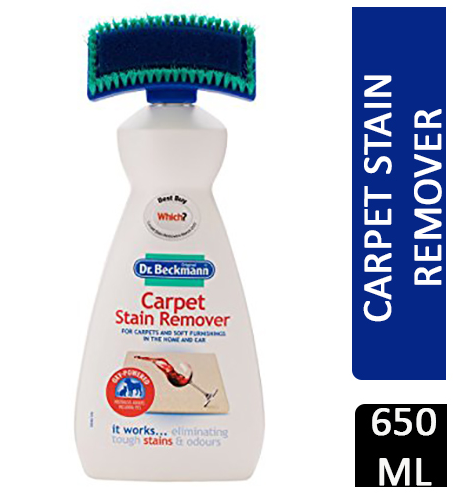 Dr Beckmann - Carpet Cleaning Fluid & Brush 650ml - ONE CLICK SUPPLIES