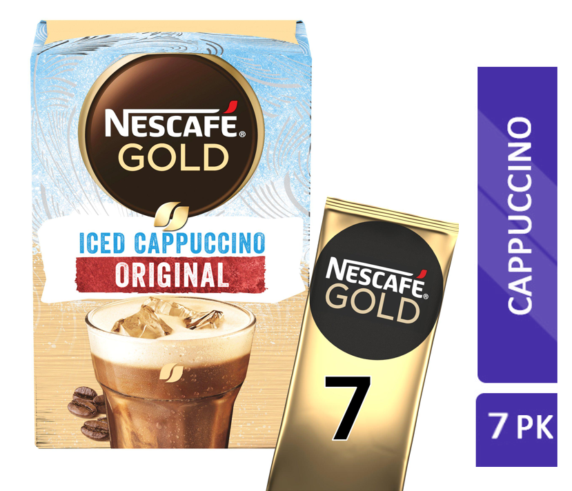 Nescafe Gold Iced Cappuccino Instant Coffee Sachets 7x15.5g - ONE CLICK SUPPLIES