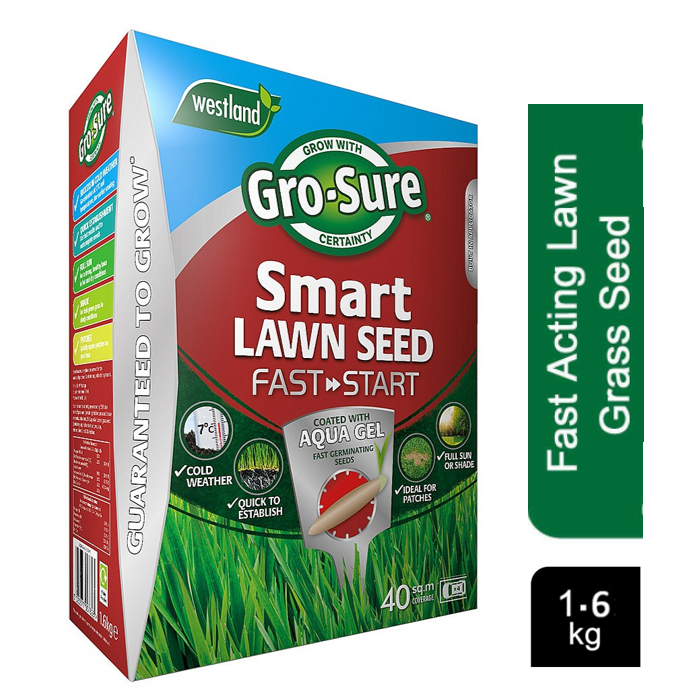 Westland Gro-Sure Smart Lawn Seed Fast Start 40m2 - ONE CLICK SUPPLIES