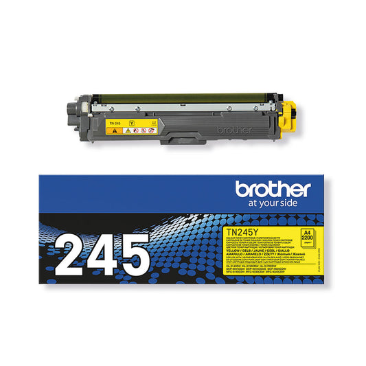 Brother TN-245Y Yellow Toner Cartridge High Capacity TN245Y - ONE CLICK SUPPLIES