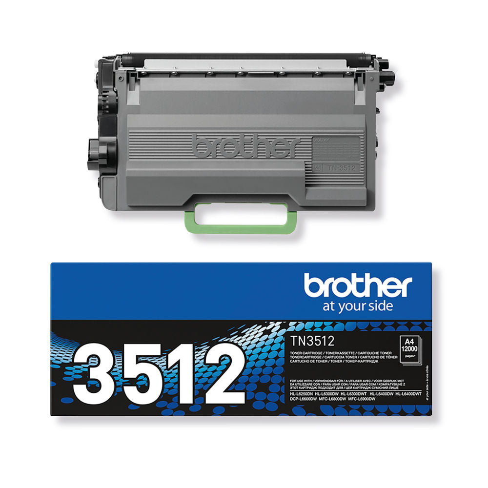 Brother Black Toner Cartridge 12k pages - TN3512