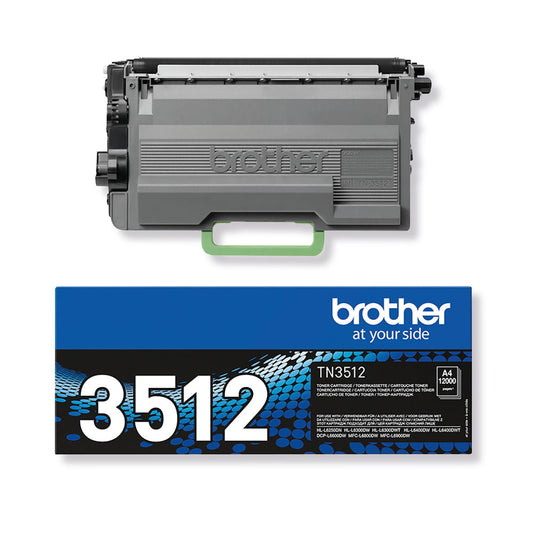 Brother Black Toner Cartridge 12k pages - TN3512