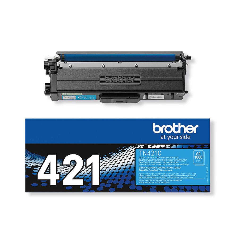 Brother Laser Toner Cartridge Cyan TN421C - ONE CLICK SUPPLIES