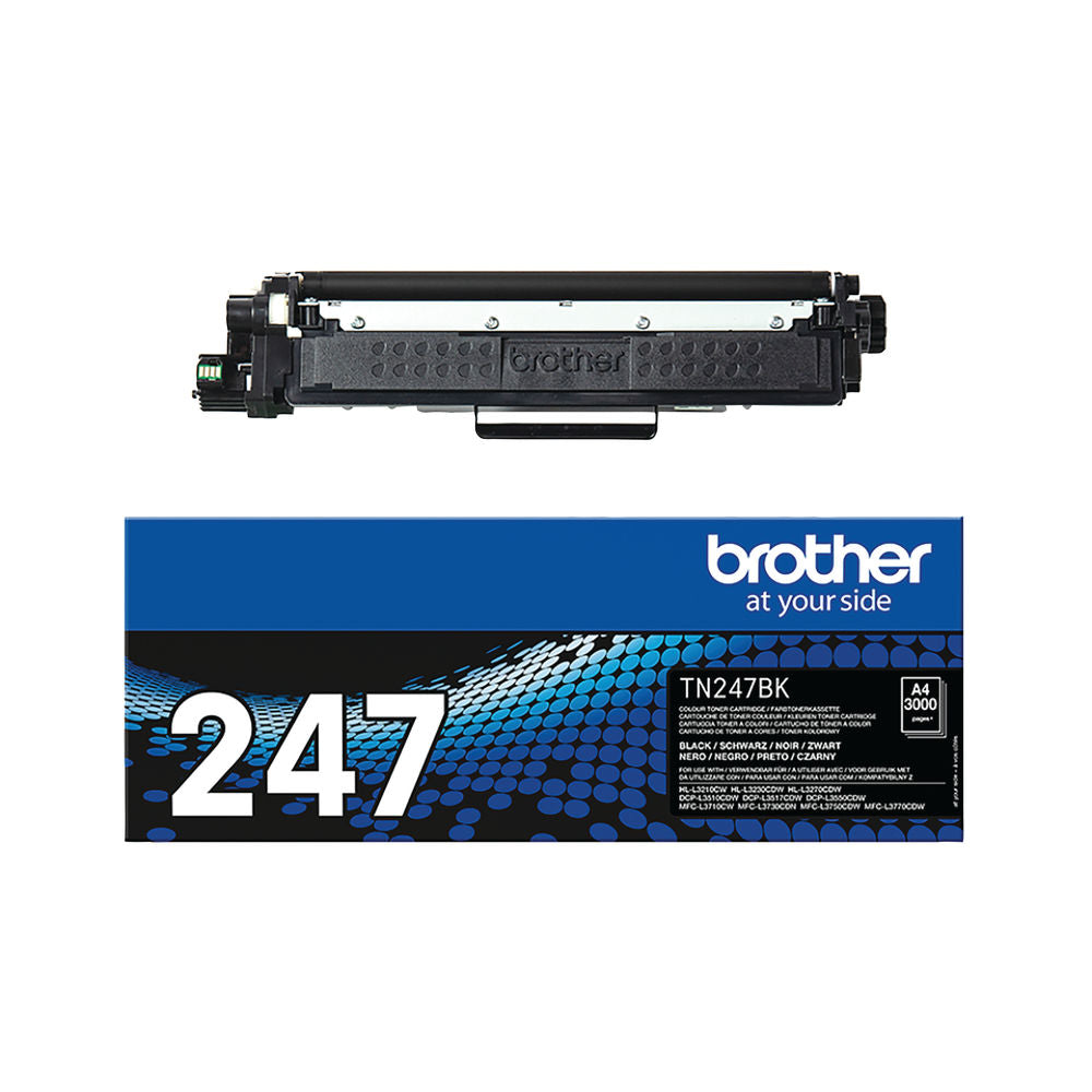 Brother TN-247BK High Yield Black Toner Cartridge TN247BK - ONE CLICK SUPPLIES