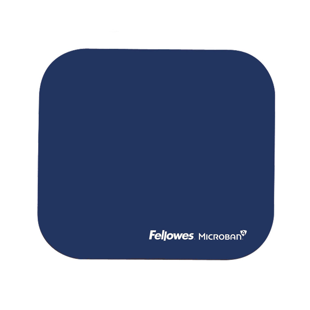 Fellowes Microban Antibacterial Mouse Mat Blue 5933905