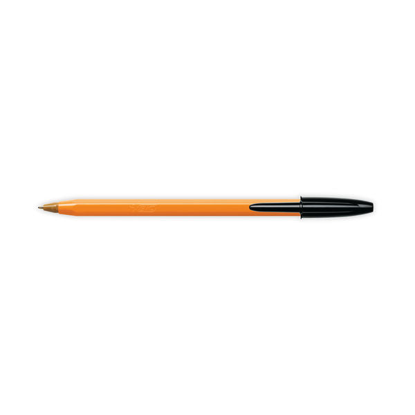 Bic Orange Fine Ballpoint Pen Black (Pack of 20) 1199110114 - ONE CLICK SUPPLIES