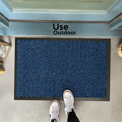 Fixtures Barrier Doorway Door Floor Mat 80cm x 120cm Blue - ONE CLICK SUPPLIES