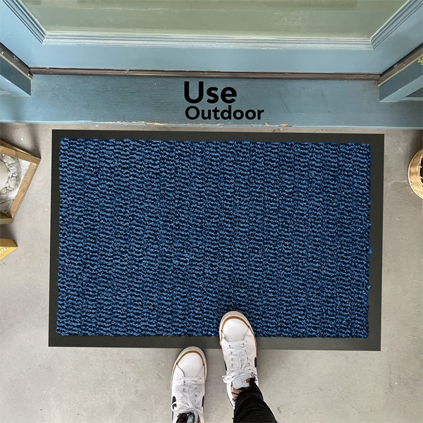 Fixtures Barrier Doorway Door Floor Mat 60cm x 120cm Blue - ONE CLICK SUPPLIES