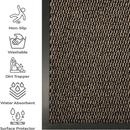 Fixtures Barrier Doorway Door Floor Mat 120cm x 180cm Brown - ONE CLICK SUPPLIES