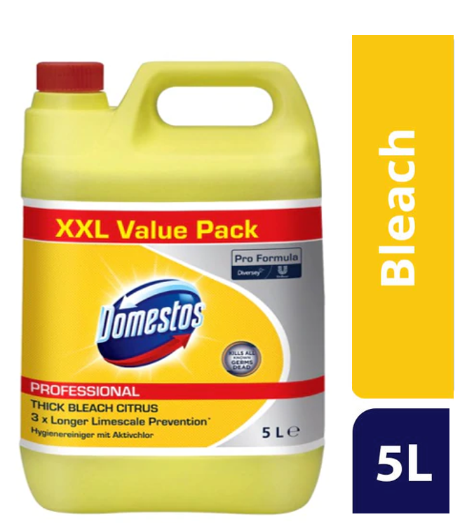 Domestos Professional Citrus Thick Bleach 5 Litre - ONE CLICK SUPPLIES