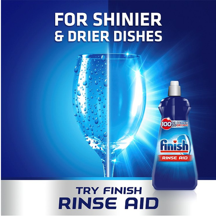 Finish Shine and Dry Rinse Aid 400ml 1002117 - ONE CLICK SUPPLIES