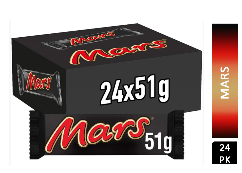 Mars Bars Pack 24's 51g Bars - ONE CLICK SUPPLIES