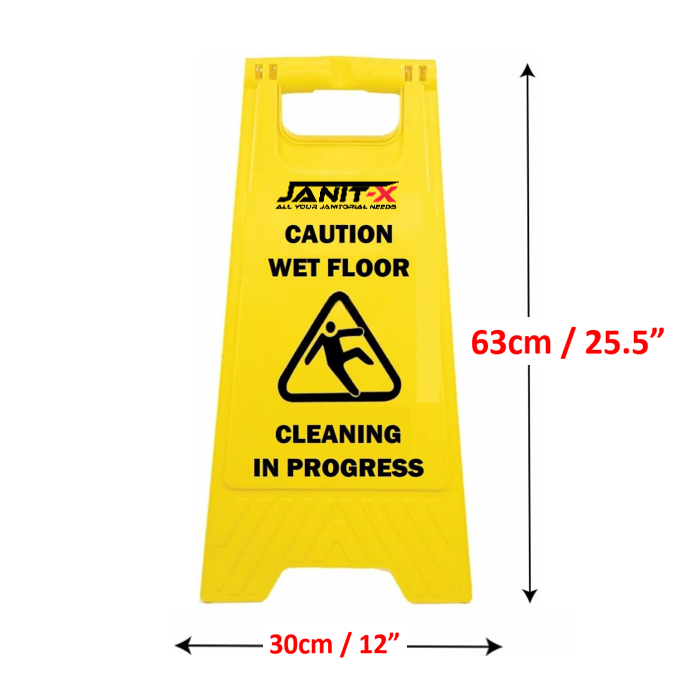 Janit-X Double Warning Large A-Frames {Wet Floor/Cleaning in Progress}