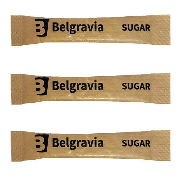 Belgravia Brown Sugar Sticks 1000's - ONE CLICK SUPPLIES