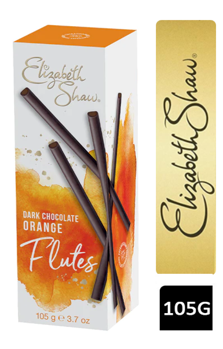 Elizabeth Shaw Dark Chocolate Orange Flutes 105g - ONE CLICK SUPPLIES