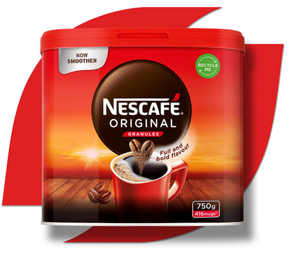 Nescafe Smoother 416 Cup Instant Coffee Granules 750g 12283921 - ONE CLICK SUPPLIES